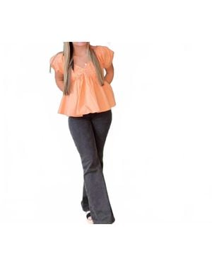She + Sky Flare Pants - Black