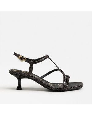 Circus by Sam Edelman Jaida Kitten Heel Sandals - Brown