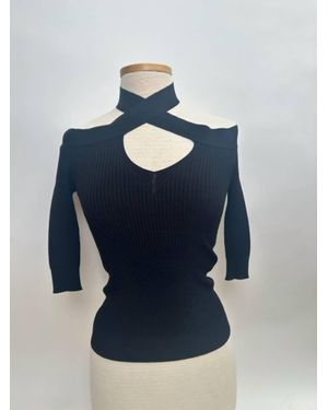 D. EXTERIOR Lariat Neck 3/4 - Blue