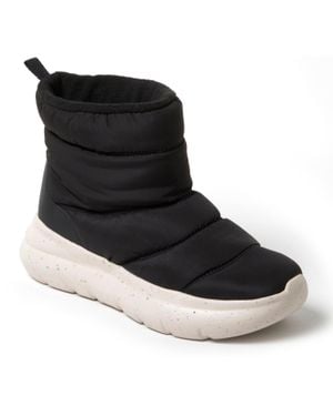 Dearfoams Texoma Bootie With Regnr8 - Black