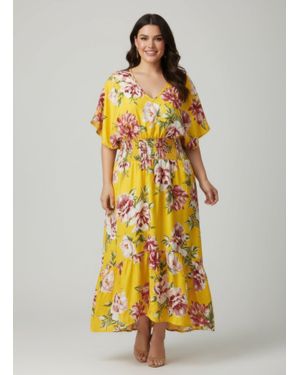 TRUEDAMES Mlle Gabrielle Floral Dress - Yellow