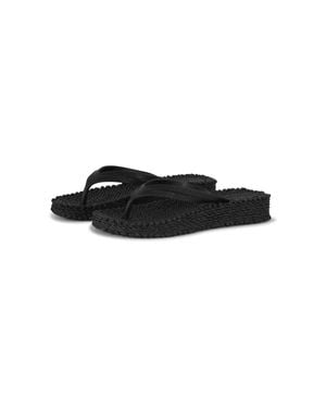Ilse Jacobsen Cheerful Platform Flip Flops - Black