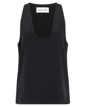 ARMARIUM Silk Tank Tops - Black