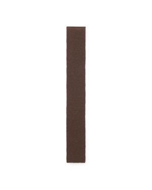 BOSS By Beckham Linen And Tussah Silk Tie - Brown