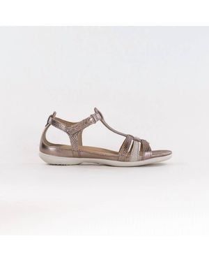 Ecco Flash T-Strap Sandal - Metallic