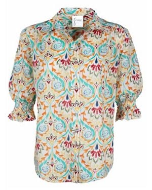 Duffield Lane Provencial Print Serena Shirt - Multicolor