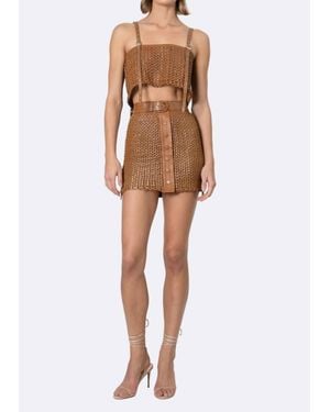 NonChalant Label Kaiden Mini Skirt - Natural