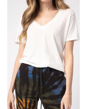 NSF Cielo V-Neck Tee - White
