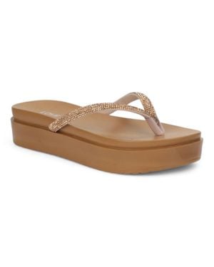Love Rio Copacabana Seaside Bling Sandals - Brown