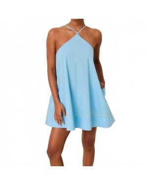 Solid & Striped Grace Mini Dress - Blue