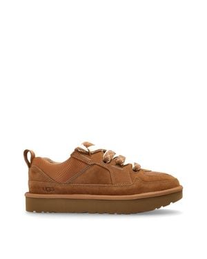 UGG Chestnut Lo Lowmel Suede Sneakers - Brown