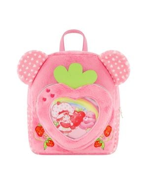 Care Bears X Strawberry Shortcake Plush Heart Mini Backpack - Pink