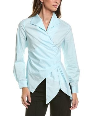Gracia Asymmetrical Top - Blue