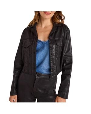 Bella Dahl Billie Cropped Jacket - Black