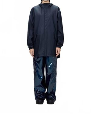 Rains Unsiex Fishtail Jacket - Blue