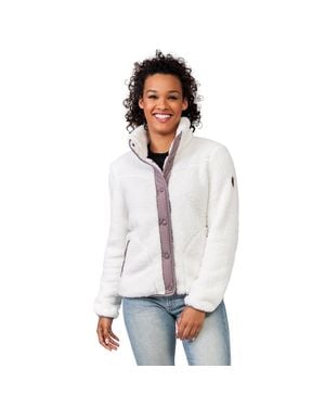 Free Country Sherpa Butter Pile Jacket - White