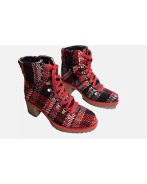 Eric Michael Lace Up Boots - Black