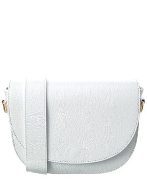 Jijou Capri Hilly Leather Satchel - White