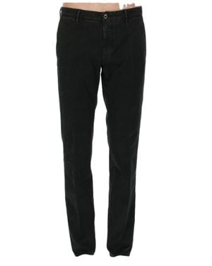 Incotex Slim-Fit Stretch Cotton Jeans - Black