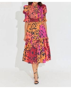 Alden Adair Noelle Dress - Red