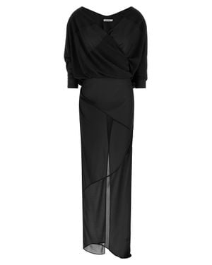 Entire studios Polyester Long Dress - Black