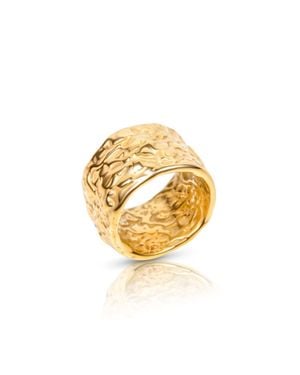 Ellie Vail Logan Textured Ring - Metallic