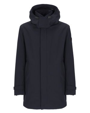 Peuterey Groff Hooded Padded Coat - Blue