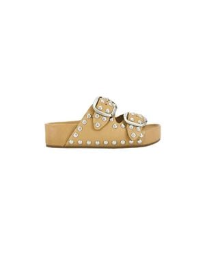 Loeffler Randall Jack Two Band Sandal - Metallic