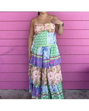 Davi & Dani Malta Maxi Dress - Purple