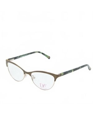 Diane von Furstenberg Dvf8042 Cat Eye Eyeglasses - Metallic
