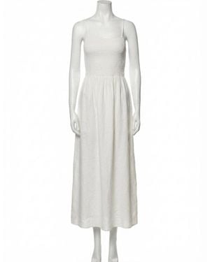 Z Supply Bayside Linen Maxi Dress - White