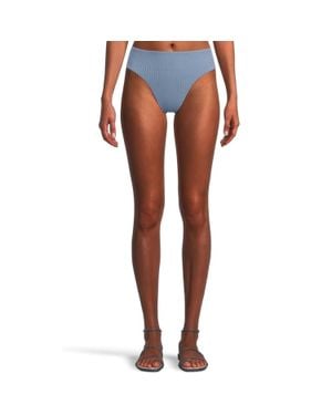 LSPACE Lspace Savannah Bikini Bottom Baltic Stretch Swimwear Jzz686 - Blue