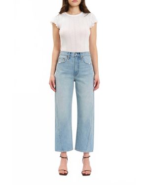 DAZE Westward Barrel Leg Jeans - Blue