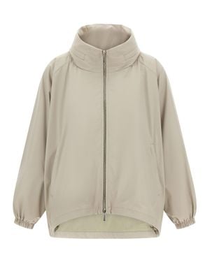 Moorer Polyester Shell Jacket - Natural
