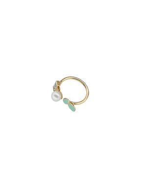 Aliita Mint Petalos Flor Ring - Multicolor