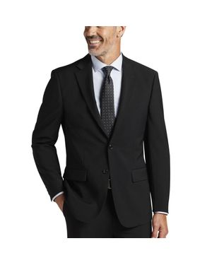 Calvin Klein Slim Fit Wool Blend Suit Jacket - Black