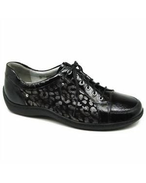 Waldläufer Janina Walking Shoe - Black