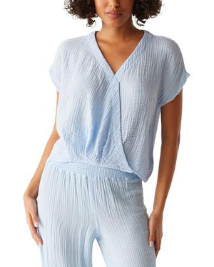 Michael Stars Evie Relaxed Top - Blue