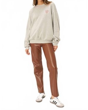 Project Social T Achy Breaky Heart Sweatshirt - White