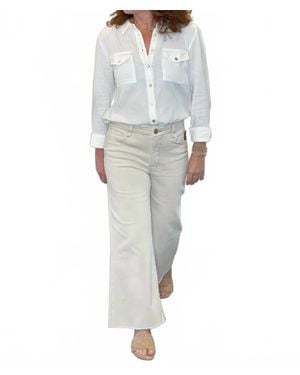 Kut From The Kloth Meg High Rise Wide Leg Jeans - Gray