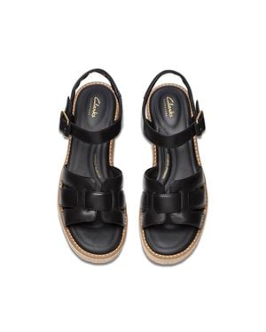 Clarks Coledale Strap Sandals - Black