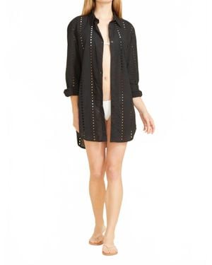 Sitano Shirt Dress - Black