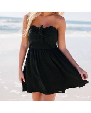 Judith March The Chloe Strapless Mini Dress - Black