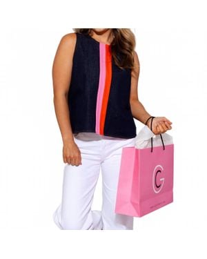 Thml Stripe Tank Top - Pink