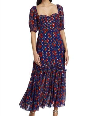 RIXO London Shireen Dress - Purple