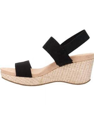 LifeStride Delta Wedge Sandal - Black