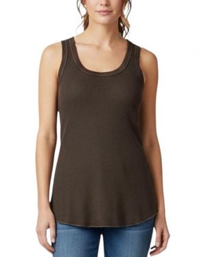 Crown Jewel Thermal Scoop Tank - Black