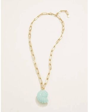 spartina 449 Carved Moon Shell Necklace - Natural