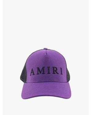 Amiri Logo Trucker Hat - Purple