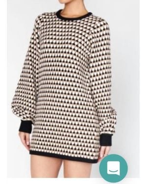 Show Me Your Mumu Marion Sweater Dress - White